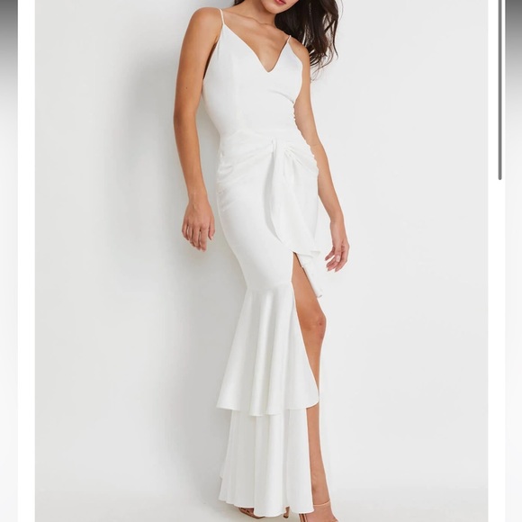 PATBO White Ruffle Maxi Dress - Picture 2 of 12